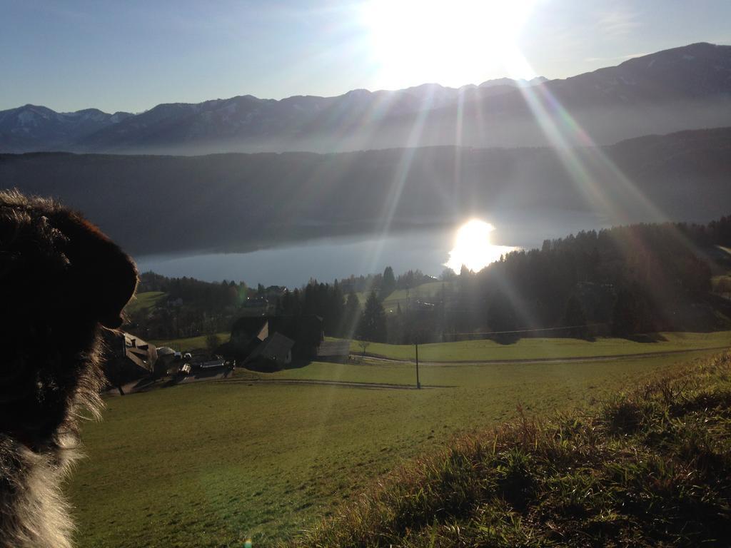 Ruhige Wohnung Mit Schoenem Eigengarten In Seeboden Am Millstaettersee Eksteriør billede
