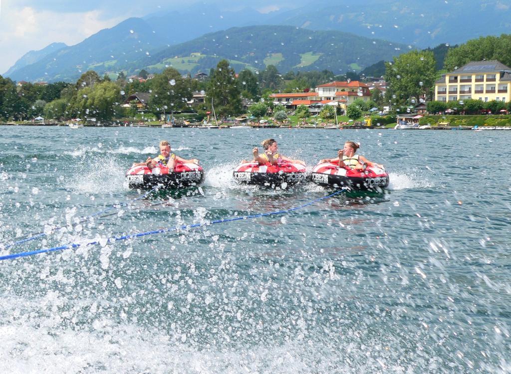 Ruhige Wohnung Mit Schoenem Eigengarten In Seeboden Am Millstaettersee Eksteriør billede